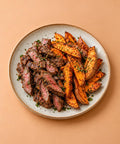 Steak Strips & Sweet Potato Wedges