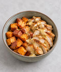 Honey Mustard Chicken & Sweet Potato Cubes
