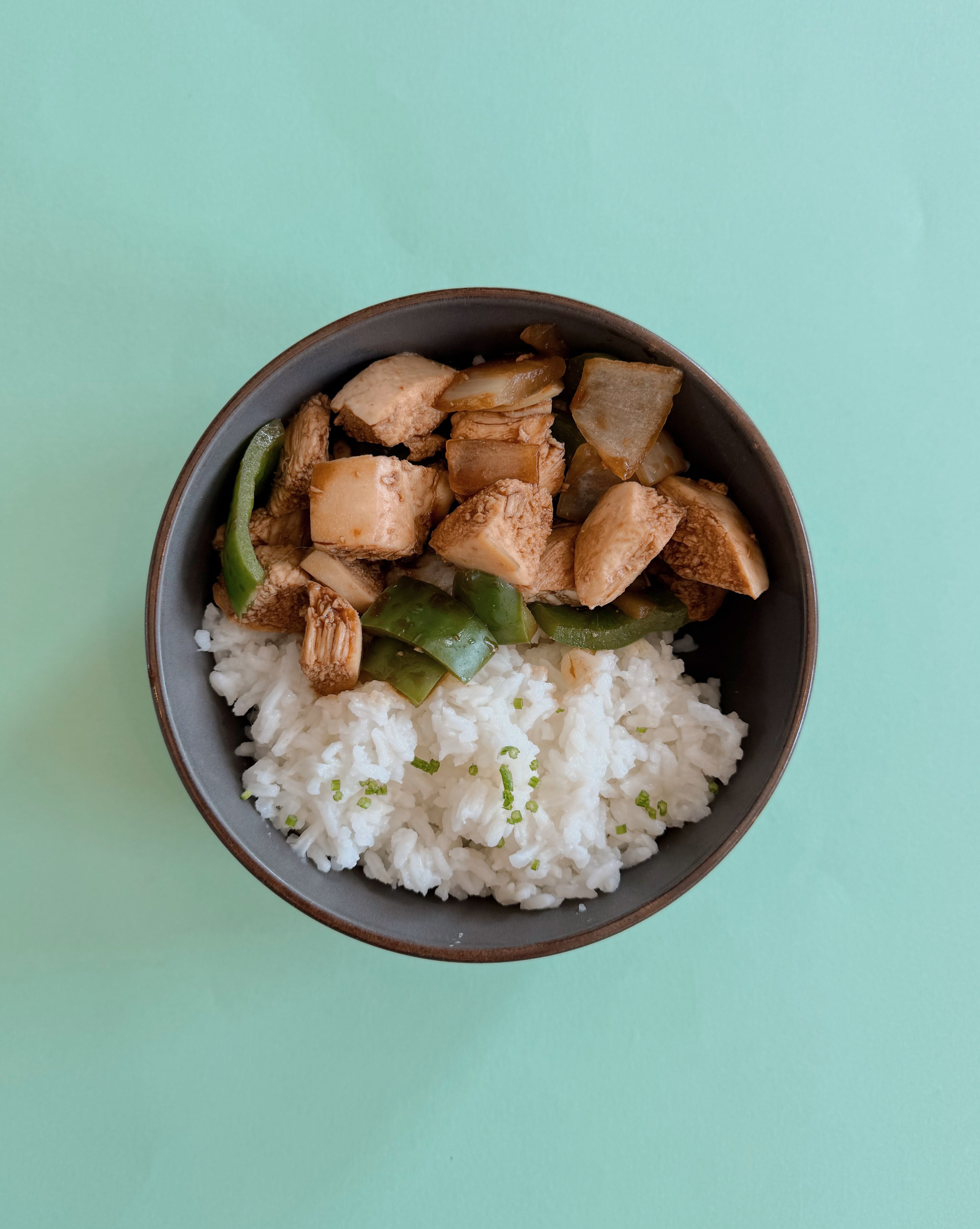 Sweet & Sour Chicken & Steamed Rice