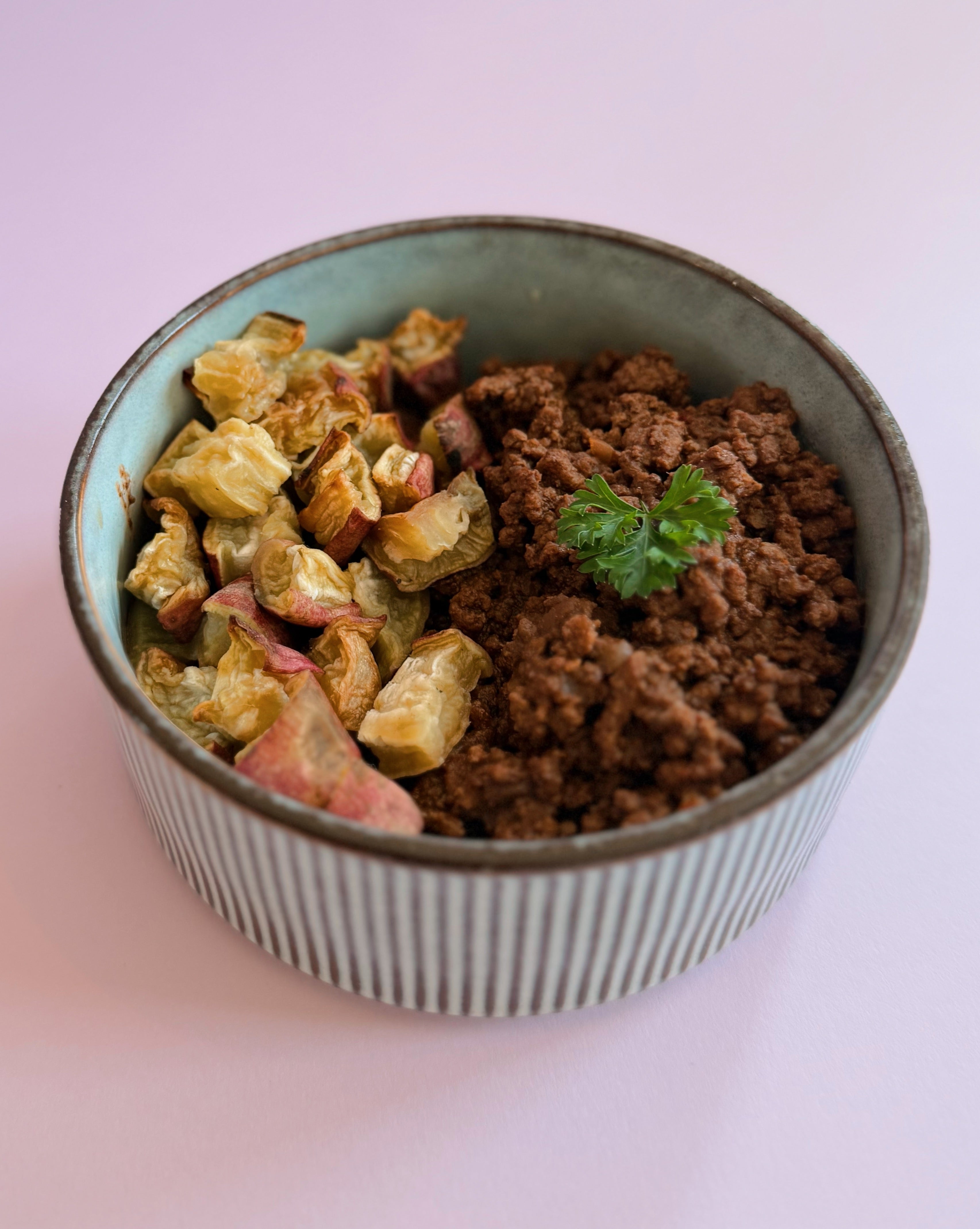 Beef Mince & Honey baked Sweet Potato