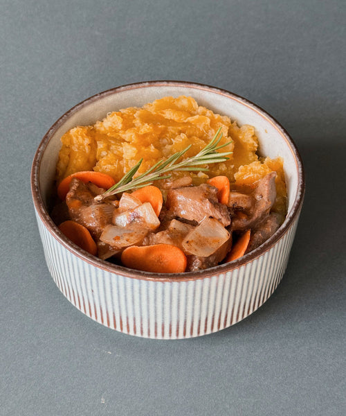 Beef Stew with Butternut & Sweet Potato Mash