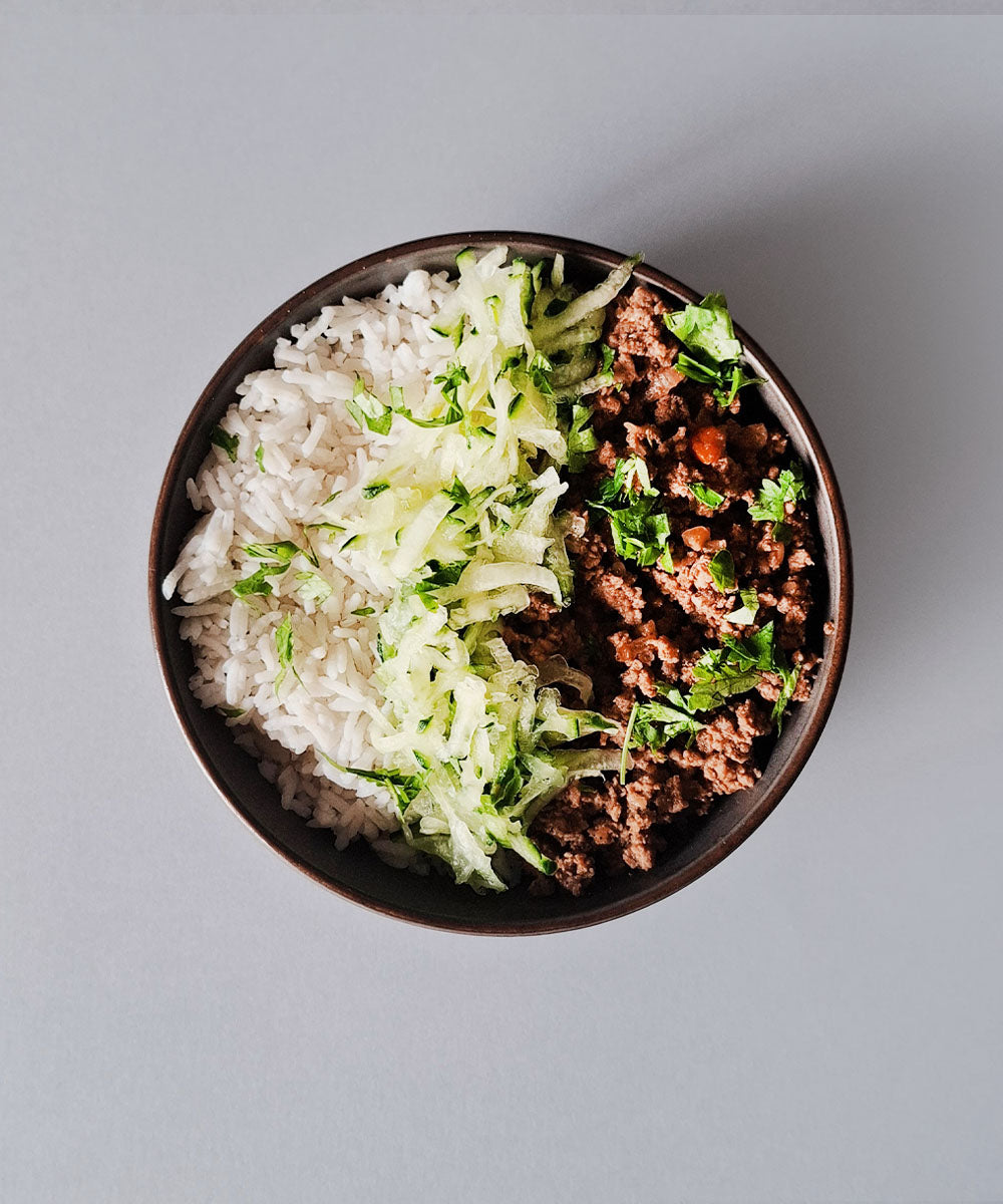 Greek Style Beef Bowl