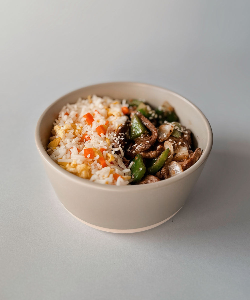 Peppercorn Steak & Fried Rice