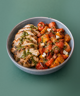 Creamy Basil Chicken Breast & Veggies
