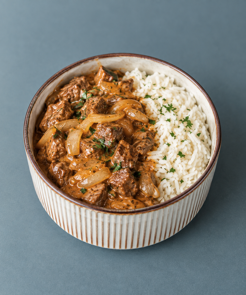 Steak Trinchado with Basmati Rice