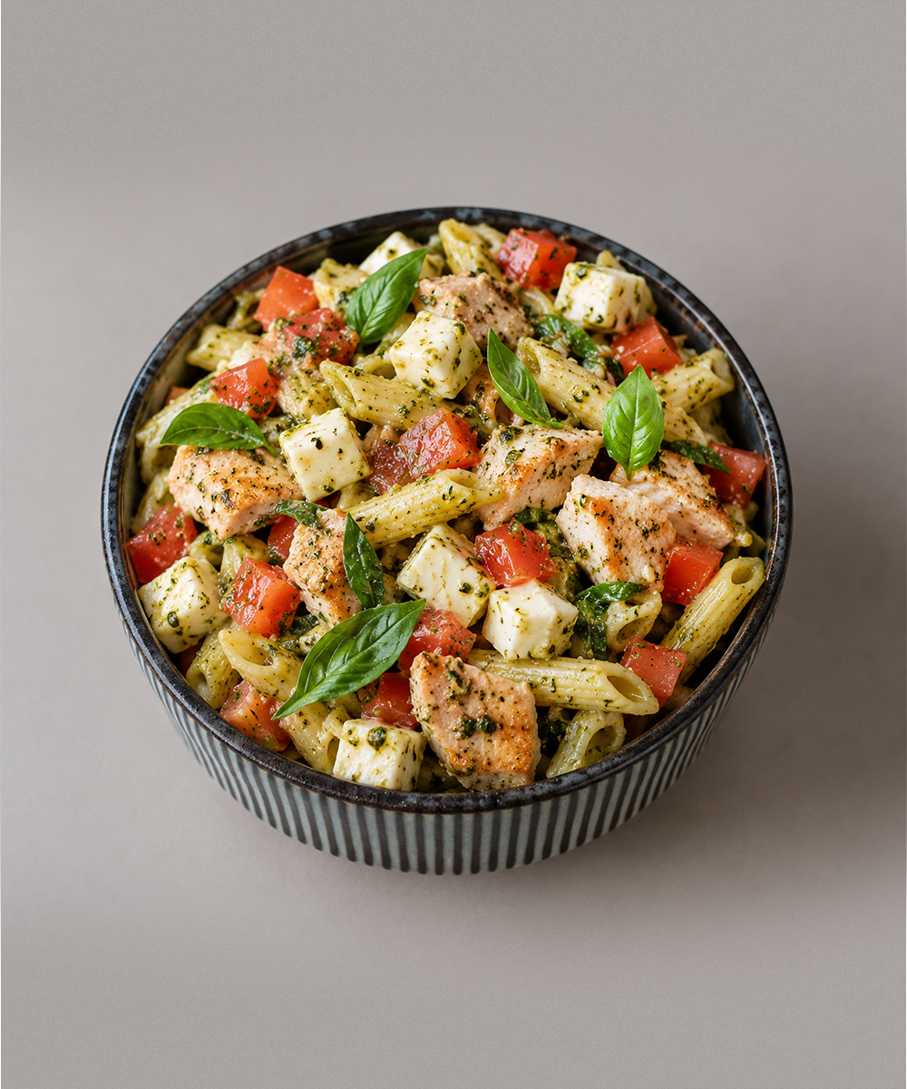 Chicken Caprese Pasta Salad